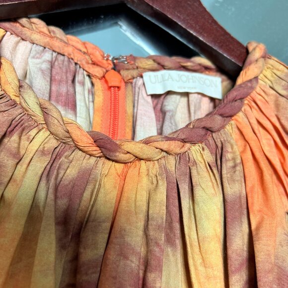 'Isolde' Red Jewel Neck Dress - Picture 7 of 11